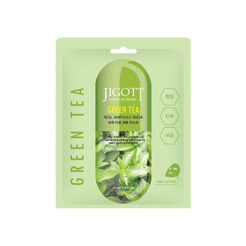 JIGOTT - Ampoule Greentea Sheet Mask 27ml