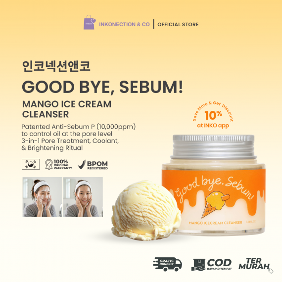JUICY LAB - Goodbye Sebum! Mango Icecream Cleanser 100mL