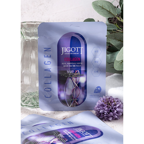 JIGOTT - Collagen Real Ampoule Mask 27mL