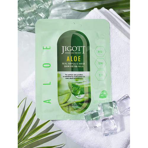 JIGOTT - Aloe Real Ampoule Mask 27mL