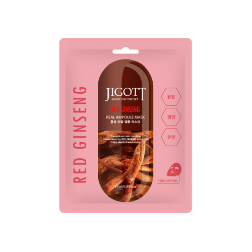 JIGOTT - Red Ginseng Real Ampoule Mask 27mL