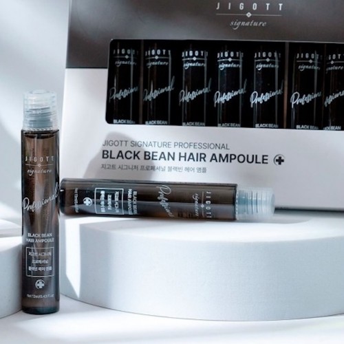 JIGOTT - Signature Professional Black Bean Hair Ampoule Set (10ea)
