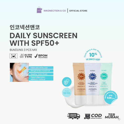 DORIS - Sunscreen 50mL Bundling 2+1