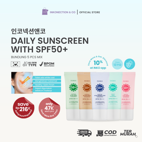 DORIS - Sunscreen 50mL Bundling 3+2 Special Price Launching