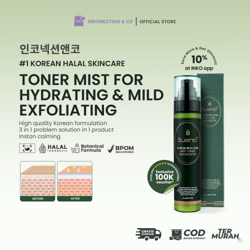 BUENO - Icheon Rice Core Mist Toner 105ml **Halal