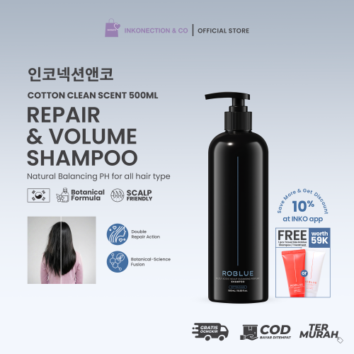 ROBLUE - Shampoo & Treatment Perfume Cotton Clean 500ml