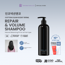ROBLUE - Bundling Shampoo + Treatment Perfume Cotton Clean 500ml, FREE 2pcs shampoo cotton clean 50mL + 2pcs treatment cotton clean 50mL (200mL total)